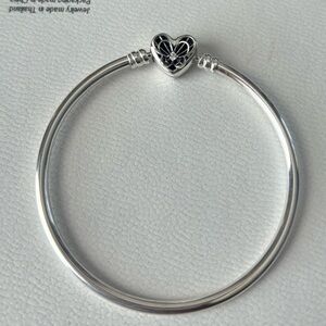 Pandora heart and butterfly bangle